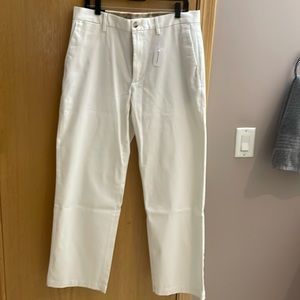 NWT Men’s Banana Republic cream chinos … 33x32